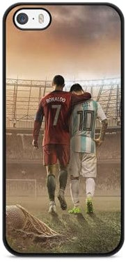Générique Case for iPhone 7 Plus/8 Plus TPU Silicone Ronaldo Messi Football Star Madrid Barcelona CR7 Suarez M bappe 6 Ref 6