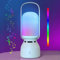 AUYLE Veilleuse LED Enfant Portable avec Enceinte Bluetooth, Lampe de Chevet LED Tactile avec 7 Lumières Solides & 4 Lumières Dynamiques, Haut-Parleur Bluetooth Veilleuse pour Garçon Ado Fille