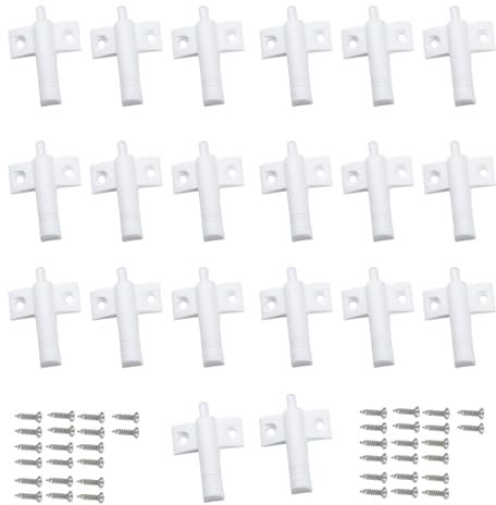 40 Pcs Soft Close Dampers, Soft Door Closer, Drawer Supports for Sagging Drawers, Hydraulic Cabinet Door Dampers for Kitchen Cabinets, Wardrobe Doors, Furniture - Durable and Easy Installation