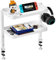 ARES WING 2-Tier Clamp On Desk Shelf, 16 inch Adjustable Above or Under Desk Storage Shelves Holds 44 lbs, Heavy Duty Desktop Organizer with Headphone Holder for Working and Gaming Accessories, White