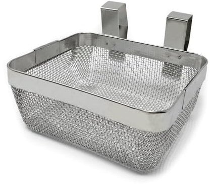 Harts Medium Wire mesh ultrasonic stainless steel Cleaning basket 5 x 4 with Clips