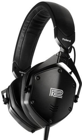 Roland VMH-S100 | Hi-Res Over-Ear Music Production Headphones | Wide Frequency Response | Incredible Sound Isolation | 50mm Driver Unit | Comfortable & Durable