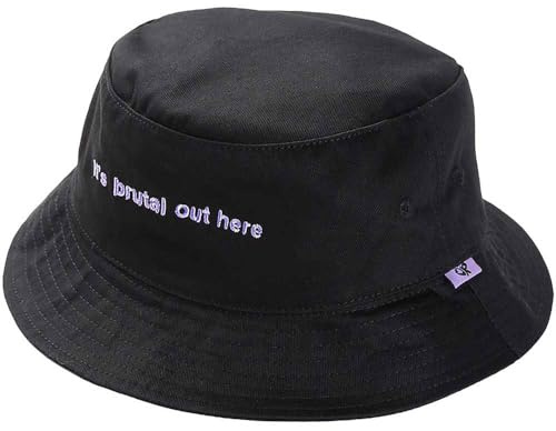 Olivia Rodrigo Cappello da pescatore unisex per adulti It´s Brutal Out Here, Nero , Taglia unica