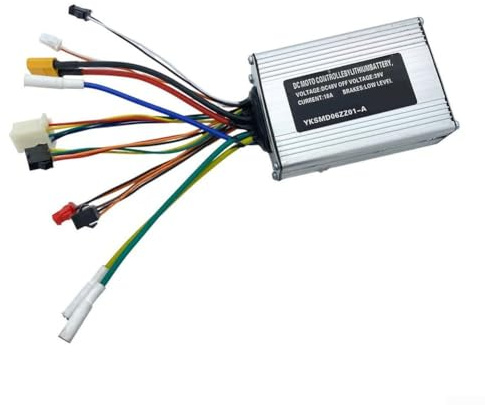 Eawfgtuw Contrôleur de scooter électrique 18 A 10 fils de type B pour Hitway H5 avec boîtier en métal compatible avec phares résistants à l'usure, pièce de rechange facile