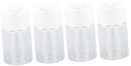 Toddmomy 4stücke Klare Runde Blumentöpfe Aus Kunststoff Zum Bepflanzen Selbstbewässernd Für Pflanzen Wie Orchideen Grünlilien Und Sukkulenten Geeignet Für Hydrokultur Terrarium Und