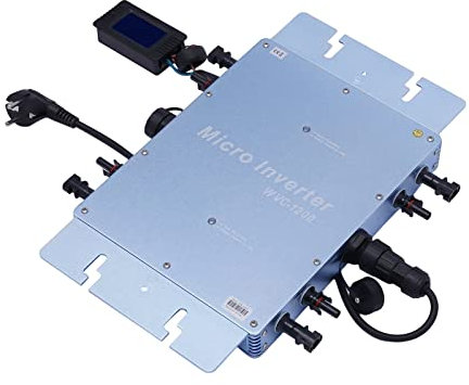 Onduleur d'alimentation étanche 1200 W, micro-onduleur solaire 220 V, ce produit est adapté pour les panneaux solaires de 30 V ou 36 V et les batteries 36 V