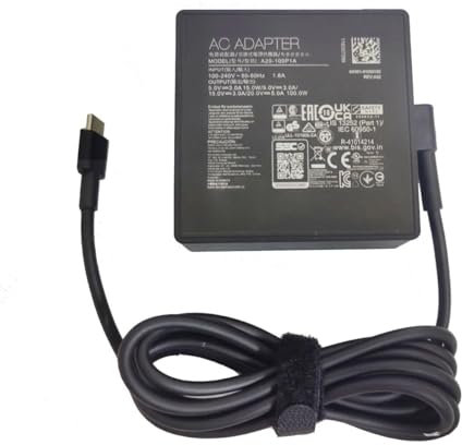 100W 5A 20V Type-C Power Supply AC Adapter compatible for ASUS ROG Flow X13 GV301 GV301QEZ