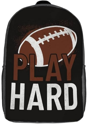 Leichter Laptoptasche Fußball Sport Spiel Hart Tasche Stylische Backpack Für Reisen, Freizeit, Wandern, 42X32X14Cm