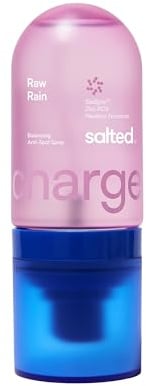 salted. Raw Rain | Präbiotisches Gesichtsspray | 60 ml | Reduziert Talg und stärkt das Mikrobiom | Mit Zink PCA, SeaSync™ & Meeresplankton | Mattierender Effekt | Parfümfrei | Vegan
