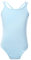 TiaoBug Kinder Balletanzug für Mädchen Ballett Trikot Tanz-Body Gymnastikanzug Turnanzug 104 116 128 140 152 164 Himmelblau 98-104
