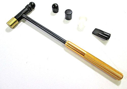 6pc Mini Hammer Set Kit with Interchangeable Heads Craft Model Making HM018