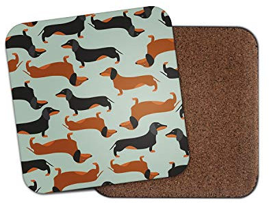 #14369 Untersetzer mit Dackel-Motiv – Dackel – Dackel – Dackel