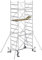 Trabattello altezza di lavoro 7,40 m in acciaio serie M5 EASY made in italy I SCEDIL