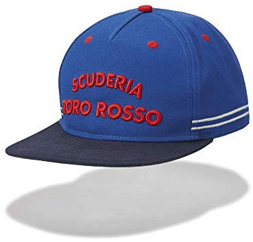 Red Bull Toro Rosso Reflex Flatcap, Mehrfarben Youth One Size Cap flaches Schild, STR F1 2019 Original Bekleidung & Merchandise