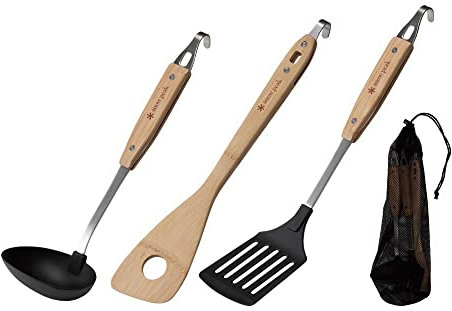 Snow Peak Küchenwerkzeug-Set, Grün, 1 Count (Pack of 1)