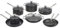Le Creuset Batterie de cuisine antiadhésive trempée, 13 pièces