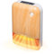 Iris Ohyama, Woozoo Chauffage d'appoint compact / Radiateur céramique mobile, Portée 90cm, 1500W, Détecteur de mouvement pour économies, Minuteur d'arrêt, Salle de bain, salon - JCH-15TD4 - Bois clair