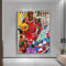 WKAQM Basketball Superstar Michael Jordan Leinwand Bild Gott Des Basketballs Wand Bilder Nba Graffiti Poster Korridor Wohnzimmer Dekor 40x60cm Kein Rahmen