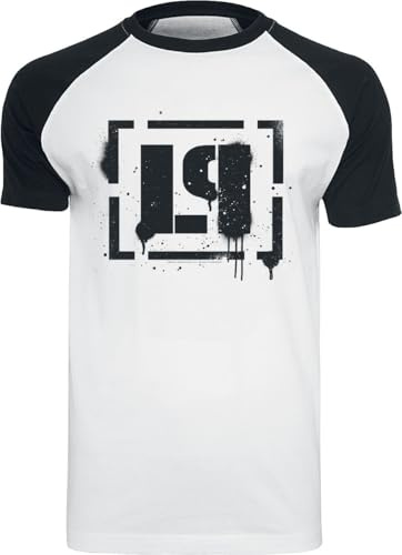 Linkin Park LP Logo Männer T-Shirt weiß/schwarz Band-Merch, Bands