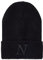 NAME IT Nknmalik Knit Beanie Noos Nknmalik Knit Beanie Noos Mütze, Schwarz, 48-49
