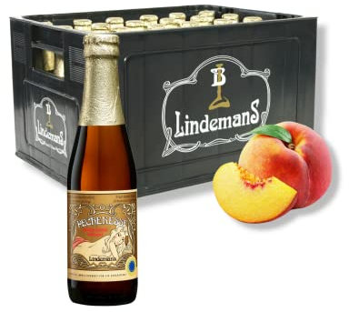 24 x 0,25l Lindemans Pecheresse - fruchtiges Lambic- Bier aus Belgien