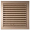 Steinberg14 Gold Plastic 125mm Adjustable Air Vent Cover with Insect Mesh - 5 inch Air Vents for Interior Walls and Ceilings - Outdoor Vent Cover - Extractor Fan Vent Cover - Ventilation grilles