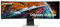 Samsung Monitor Gaming Odyssey OLED G9 (S49CG950), Curvo (1800R), 49'', 5120x1440 (DQHD), Smart Hub, 32:9, HDR10+, QD-OLED, 240Hz, 0,03ms (GtG), Compatibilità G-Sync, Micro HDMI, USB 3.0, DP, Casse