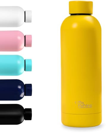 Otto Koning Water Bottle - 500ml Stainless Steel Metal Water Bottle, Double Wall Vacuum Insulated, Keeps Drinks Cold 24h & Hot 12h, Leak-Proof, BPA-Free, Lightweight, Perfect for Gym, Work & Travel
