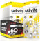 60 Hearing Aid Batteries Size 10 Udivita Phono Pulse Technology - 10 Blisters of 6 Batteries