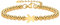 Schutzengel Armband Gold Damen - Edelstahl Armschmuck 18 Karat Vergoldet Schutzengel Armbänder, Verstellbare 16+5cm Bracelet Women Geschenke für Frauen Mädchen Geburtstag