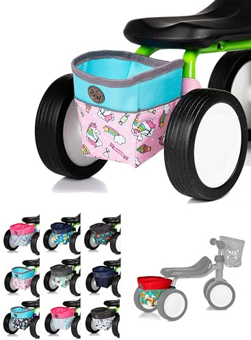 BambiniWelt by Rafael K. Rahmentasche für Kinder – für Laufrad, Dreirad & Rutschfahrzeuge – kompatibel mit PUKYlino, WUTSCH, FITSCH & My First PUKY – robust, wasserabweisend, Farbe: Modell 20