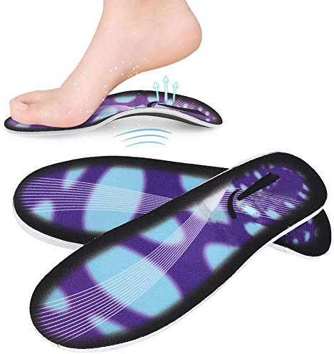 Move-Einlegesohlen, Fußgewölbe-Stützeinlagen für Herren, 1 Paar Orthopädische Einlegesohlen, Flache Füße, Stützschuhe, Sohlen-Einlegesohlen, Schuhpolster (L(40-46))