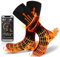 Heated Socks, 2024 Rechargeable Heated Socks, 5000 mAh Extra Large Battery, Long Life Up To 65 °C Large Heating Area, Suitable For Outdoor Skiing, Winter Camping, Hiking (No Logo 36-48)