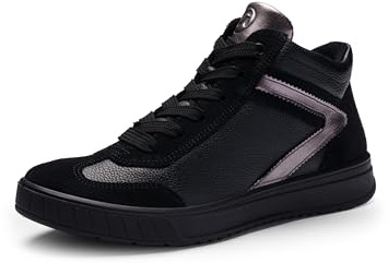 ARA Damen Sneaker Rom schwarz,Graphit