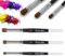 Himmlfel Pastel Pinceles Set, 3 Piezas de Pinceles de Mezcla y Suavizado para Pasteles de Tiza, Pasteles al óleo, carboncillo, lápices de Colores, Mezclar Pasteles Suaves, Dry Brush