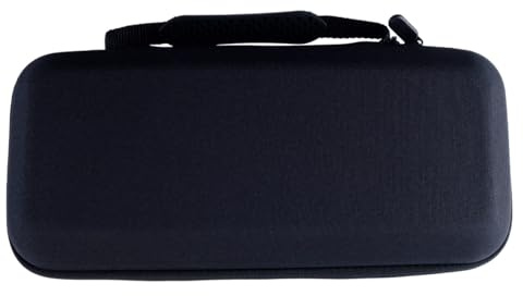 Nicear Steam Deck Handheld-Aufbewahrungstasche, Schützende EVA-Tragetasche mit Aufbewahrung für Ladegerät und Dockingstation, Tragbarer Reisekoffer für erweiterbaren Platz für Zubehör