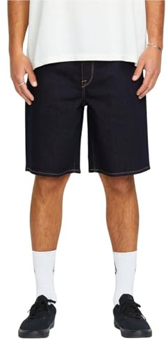 Volcom Herren Jeans-Shorts Billow Loose Fit Denim Shorts – Baggy Fit Casual Shorts with Comfortable Fit