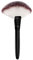 TOVINANNA Large Fan Makeup Brush with Wooden Handle for Blending Loose Powder Blush and Foundation for Professional Makeup Application Fluffy Facial Brush for All Skin Types Random Color