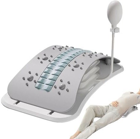 Rückenstrecker Rückendehner Rückentrainer Wirbelsäulen Strecker Rückenmassagegerät Wirbelsäulenbrett Massagegerät Back Stretcher Für Training Gym Wohnheim Büro Wohnung
