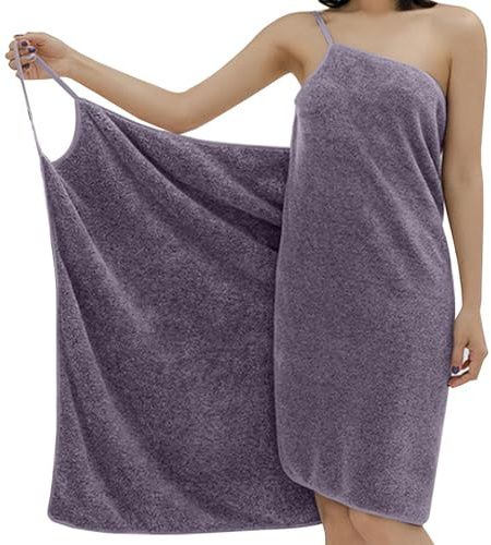 Tragbares Spahandtuch, Badetuch Frauen, Damen Soft Sling Handtuch Saugfähiger Baderock, Duschzubehör, Schnell Trocknendes,Handtuch zum Anziehen,Body Wrap Badeaccessoires für Frauen Spa Baden