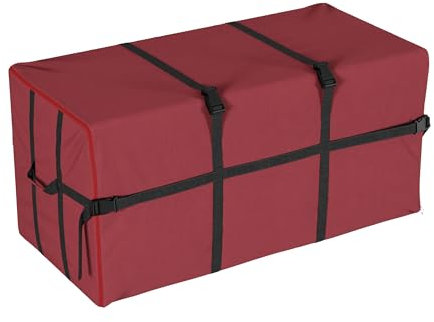 Elf Stor 83-DT5055 - Bolsa de almacenamiento de lona para árbol de 7,5 pies, color rojo