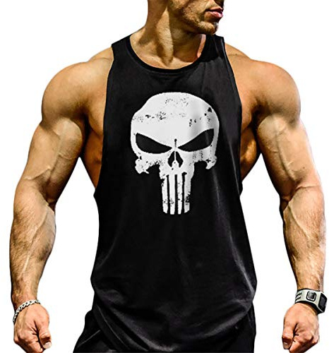 Cabeen Hommes Musculation Débardeur Fitness Culturisme Stringer Tank Tops Sport T-Shirt