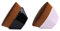 Foundation Pinsel,Make up Foundation Bürste,Make Up Pinsel Kabuki Flat Top Gesicht Pinsel Groove Design Blush Pinsel zum Flüssigkeit,Isolationsflüssigkeit, Concealer Premium,Creme(Schwarz +Pinke)