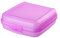Engelland 1 x Lunchbox, Farbe: Pink, Kunststoff, BPA-frei, Vesperdose, Brotdose, Plastikdose für Kinder, 14 x 14 x 5 cm