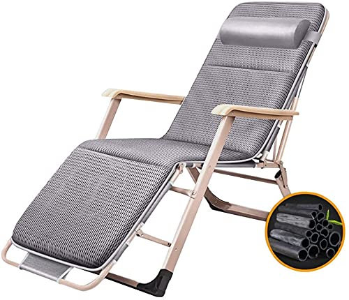 CAPXXIN Liege Liege Sonnenliegen Liege Gartenstuhl Outdoor Garten Camping Relax Komfort für Wohnzimmer Balkon Terrasse Liegestuhl Sonnenliege Strandstühle für Erwachsene Needed