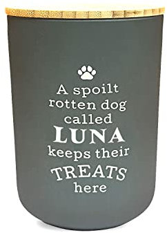Personalisierbares Leckerli-Glas für Hunde – Luna