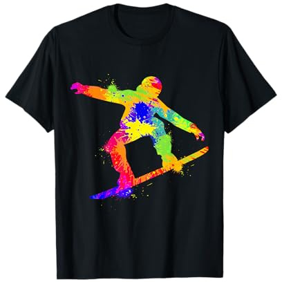 Snowboarder Snowboard Männer Kinder Jungen T-Shirt