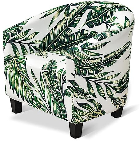 jianyana tullsta sesselbezug, Universal Sesselschoner Elastisch Sesselüberwurf sesselbezug Stretch hussen für Sessel für Einzelsofa, Clubsessel, Cocktailsessel, (Grün/Gras)