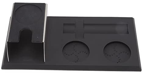 Normcore -Tamping-Station -C Rutschfest, Vertieft, Polierte Rückseite -C Tampermatten-Halter-Set mit Einfachem und Praktischem Design -C Kaffeezubehör-Werkzeug für Bars