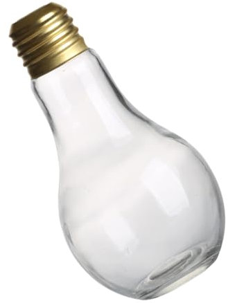 Luxshiny garrafa cristal glass water bottle tarro de bombilla botella de bombilla led beber bombillas tazas gafas de bulbo Vasos Vidrio taza de bombilla decoraciones